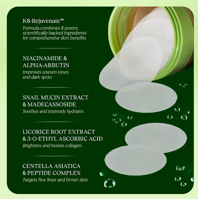 Skin care cotton pads